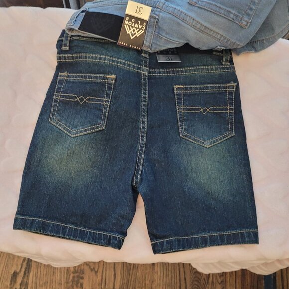 Canyon Club Set of 2 Toddler Boys Jean Shorts - Picture 7 of 8